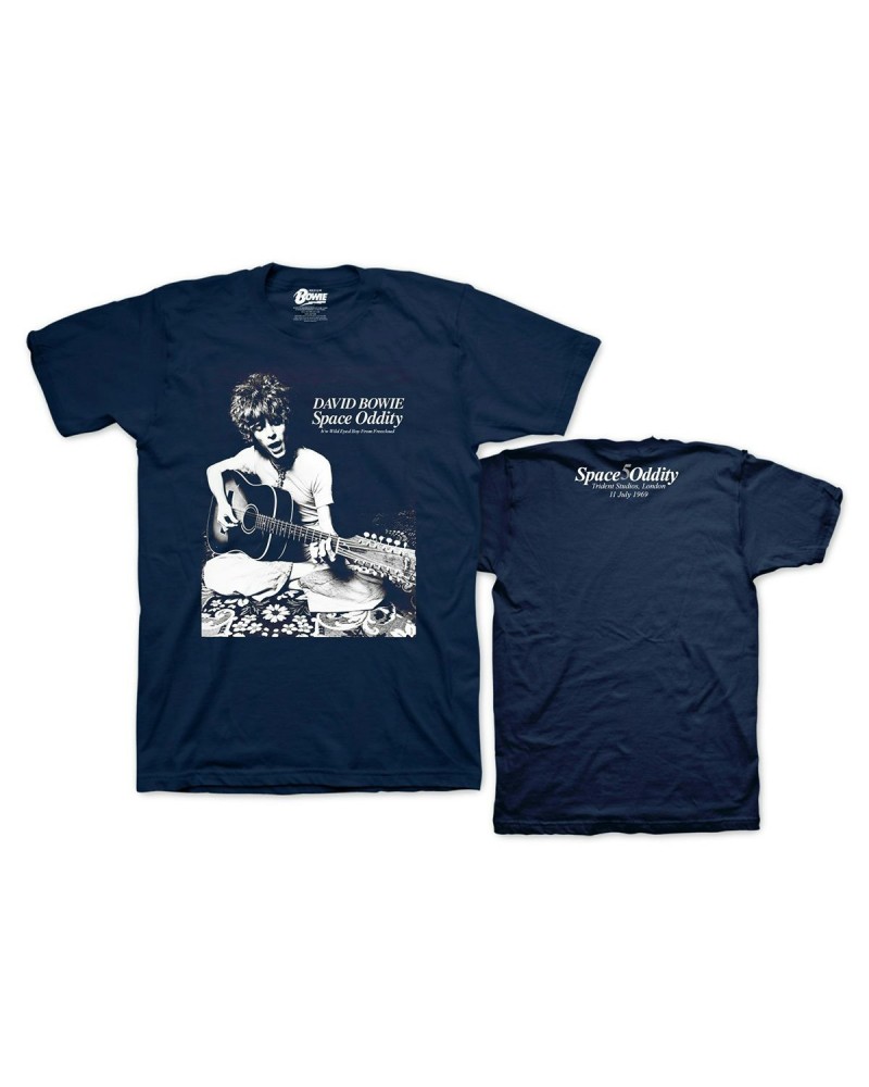 David Bowie Space Oddity 50 Navy T-shirt $5.53 Shirts