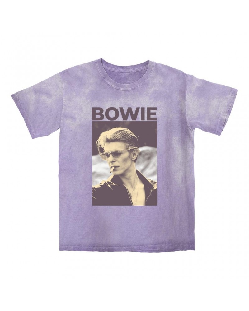 David Bowie T-shirt | The Man Who Fell To Earth Sepia Photo Color Blast Shirt $13.78 Shirts