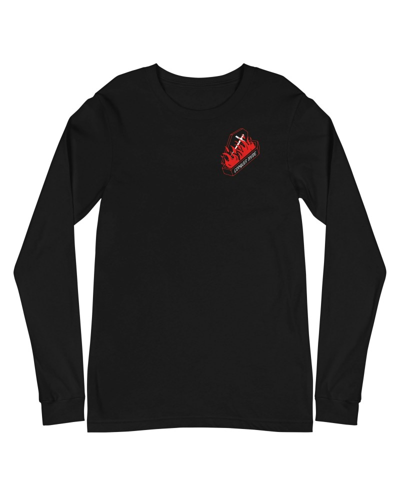 Conquer Divide New Heaven Coffin Long Sleeve Tee $16.50 Shirts