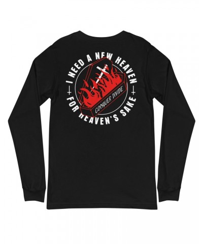 Conquer Divide New Heaven Coffin Long Sleeve Tee $16.50 Shirts