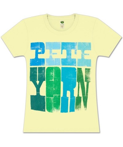 Pete Yorn Women’s Wood Grain Logo Tee $8.44 Shirts