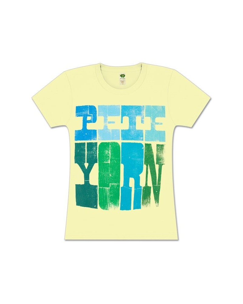 Pete Yorn Women’s Wood Grain Logo Tee $8.44 Shirts