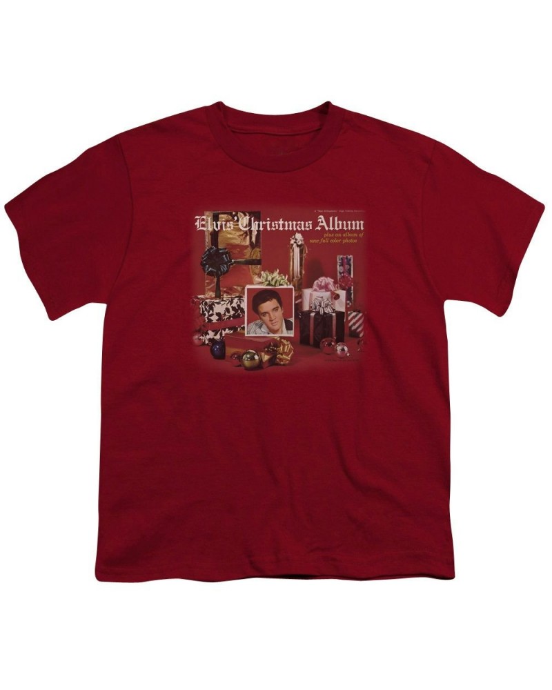 Elvis Presley Youth Tee | CHRISTMAS ALBUM Youth T Shirt $6.75 Kids