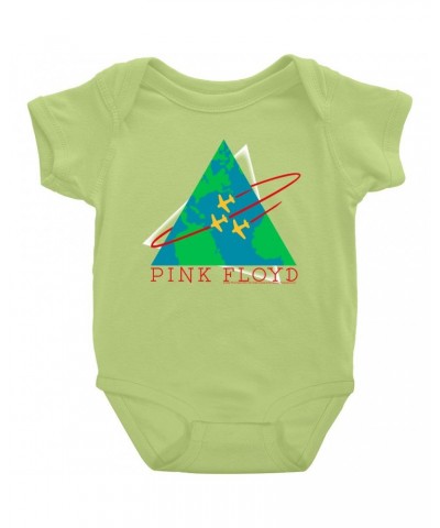 Pink Floyd Baby Short Sleeve Bodysuit | Learning To Fly Concert Logo Bodysuit $8.58 Kids