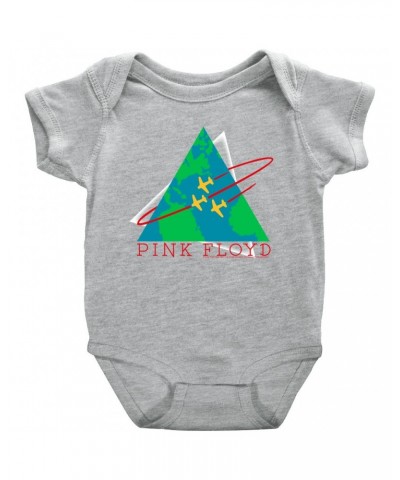 Pink Floyd Baby Short Sleeve Bodysuit | Learning To Fly Concert Logo Bodysuit $8.58 Kids