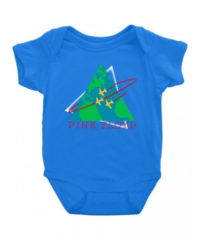 Pink Floyd Baby Short Sleeve Bodysuit | Learning To Fly Concert Logo Bodysuit $8.58 Kids