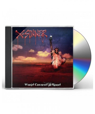 X-Sinner WORLD COVERED IN BLOOD CD $6.00 CD