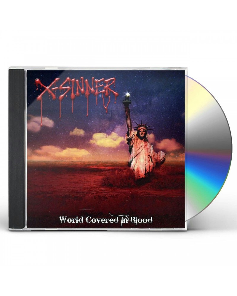 X-Sinner WORLD COVERED IN BLOOD CD $6.00 CD