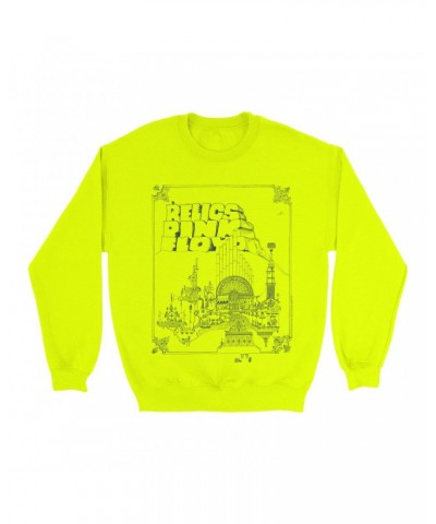 Pink Floyd Bright Colored Sweatshirt | Relics Retro Album Image Sweatshirt $17.48 Sweatshirts