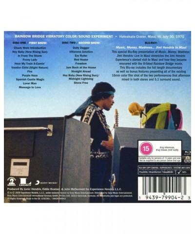 Jimi Hendrix Live In Maui (Box Set/2CD/Blu-ray) $15.41 CD