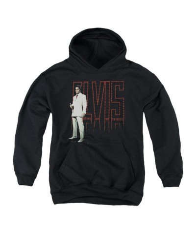 Elvis Presley Youth Hoodie | WHITE SUIT Pull-Over Sweatshirt $13.63 Sweatshirts