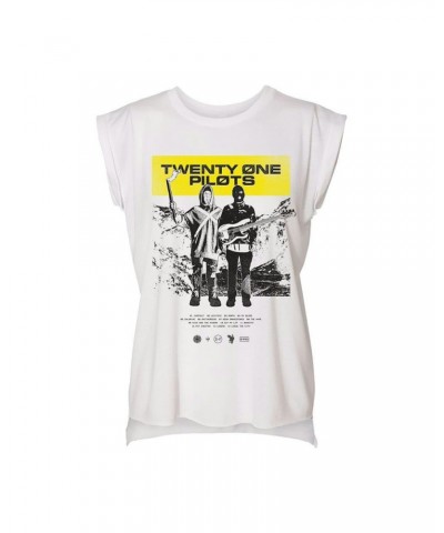 Twenty One Pilots Postcard Juniors T-Shirt $11.52 Shirts