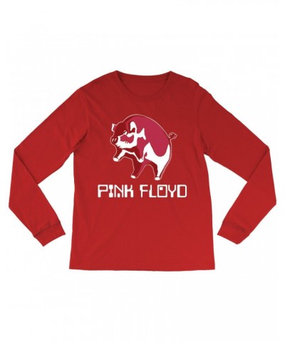 Pink Floyd Long Sleeve Shirt | Animals '77 Reissue Design Shirt $11.98 Shirts