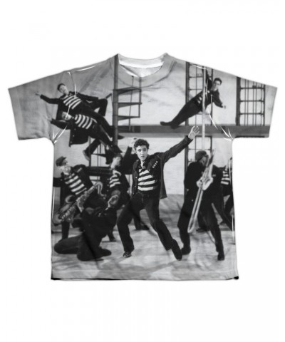 Elvis Presley Youth Shirt | JUBILANT FELONS Sublimated Tee $4.80 Kids