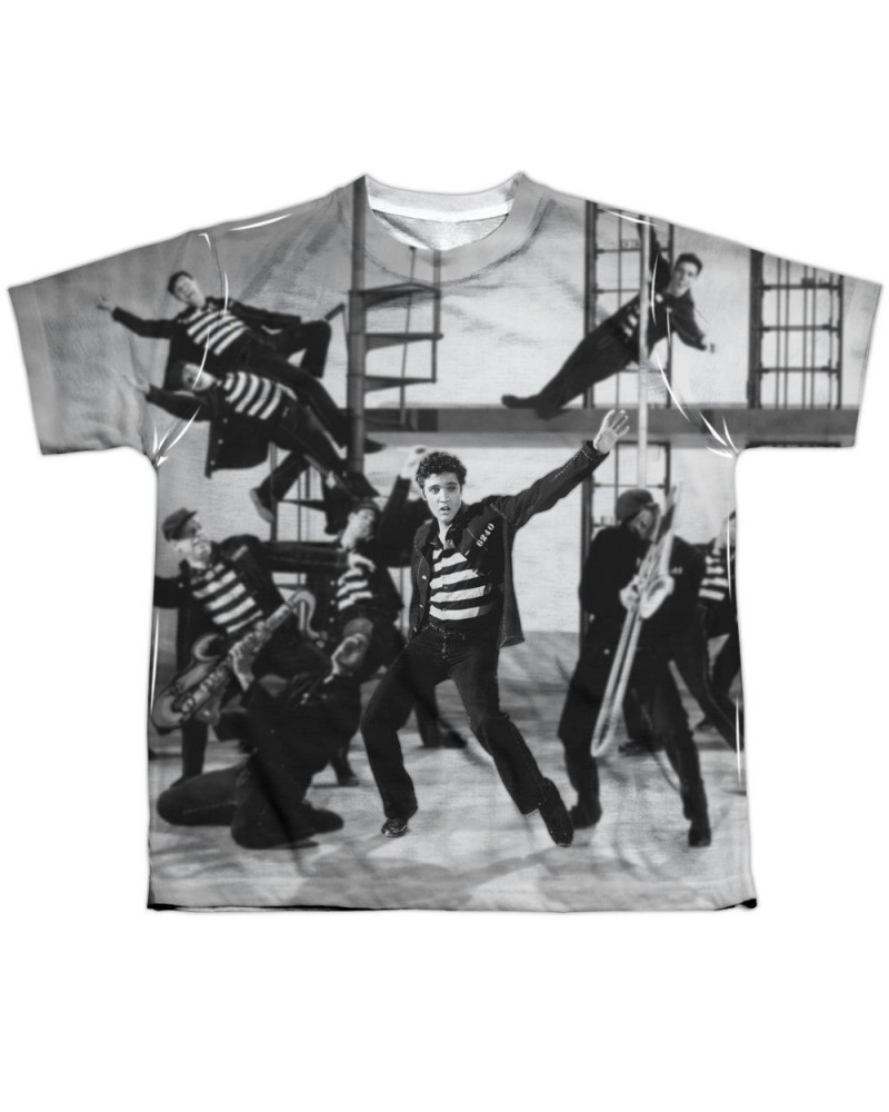 Elvis Presley Youth Shirt | JUBILANT FELONS Sublimated Tee $4.80 Kids