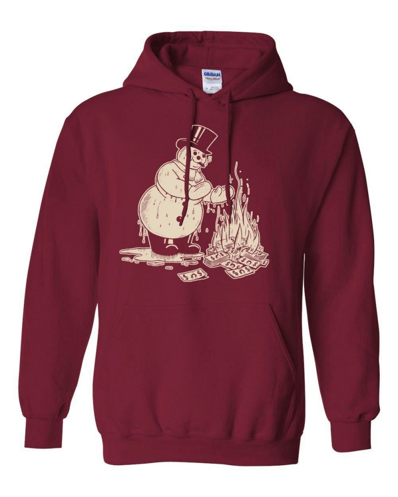 They Might Be Giants Snowman Hoodie on Cardinal Red (Unisex) $20.58 Sweatshirts