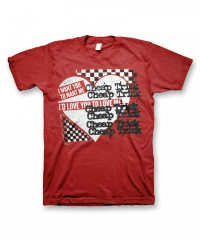 Cheap Trick Love You To Love Me T-Shirt (Men's) $8.75 Shirts