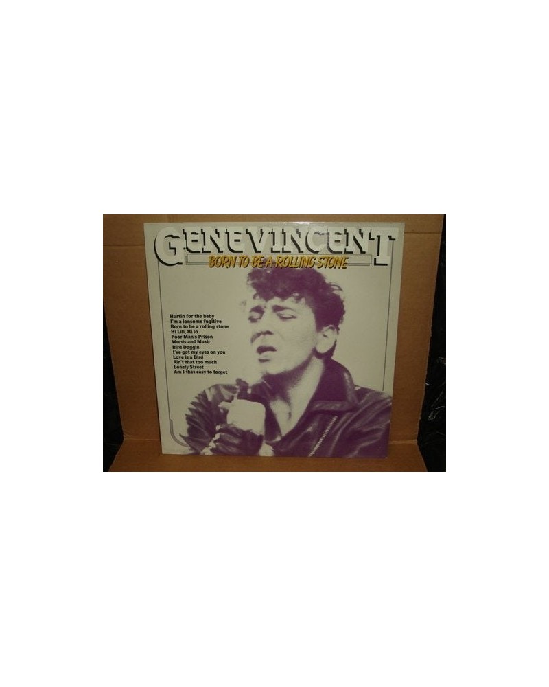 Gene Vincent BORN TO BE A ROLLING STONE Vinyl Record $6.07 Vinyl