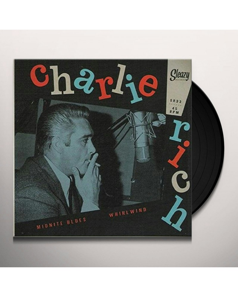 Charlie Rich MIDNITE BLUES/WHIRLWIND (UNDUBBED) Vinyl Record $6.01 Vinyl