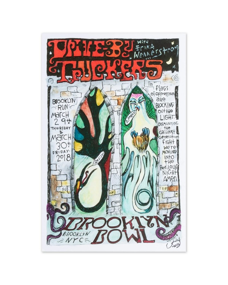 Drive-By Truckers Brooklyn Bowl March 2018 Poster $4.60 Decor