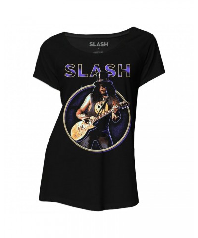 Slash Purple Circle Ladies Tee $11.28 Shirts