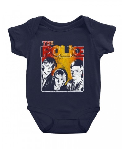 The Police Baby Short Sleeve Bodysuit | Outlandos Ombre Trio Distressed Bodysuit $8.78 Kids