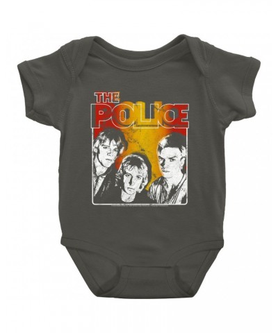 The Police Baby Short Sleeve Bodysuit | Outlandos Ombre Trio Distressed Bodysuit $8.78 Kids