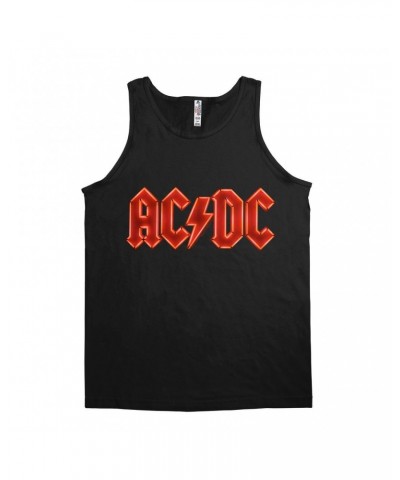 AC/DC Unisex Tank Top | Neon Lights Logo Shirt $12.23 Shirts