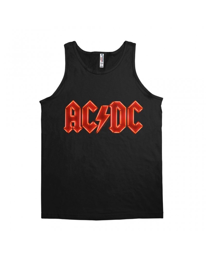 AC/DC Unisex Tank Top | Neon Lights Logo Shirt $12.23 Shirts