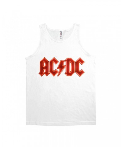 AC/DC Unisex Tank Top | Neon Lights Logo Shirt $12.23 Shirts