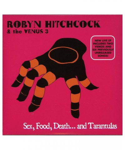 Robyn Hitchcock SEX FOOD DEATH & TARANTULAS CD $2.37 CD