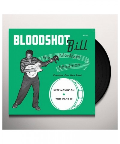 Bloodshot Bill Keep Movin' On Vinyl Record $4.19 Vinyl