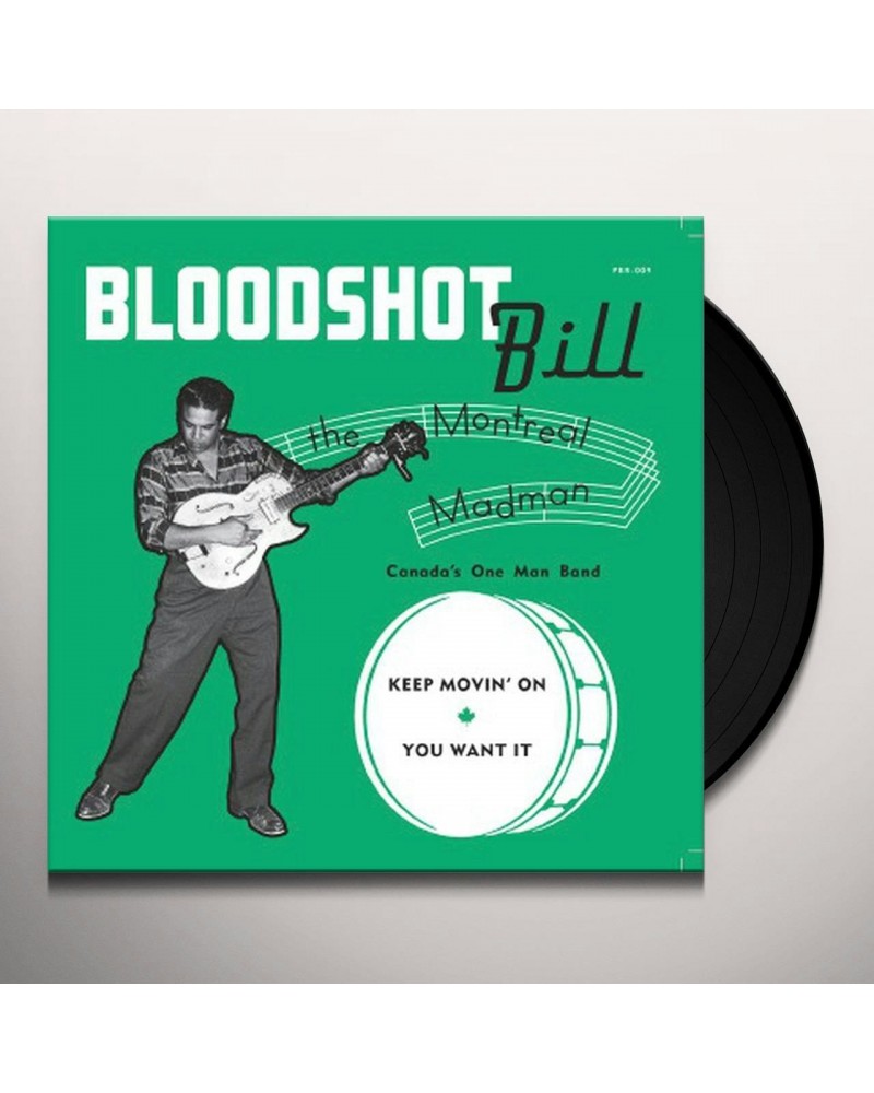 Bloodshot Bill Keep Movin' On Vinyl Record $4.19 Vinyl